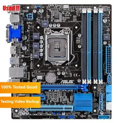 Asus B75M-PLUS placa base de escritorio Original Intel B75 Socket LGA 1155 i3 i5 i7 DDR3 32G SATA3 USB3.0 - imagen 2