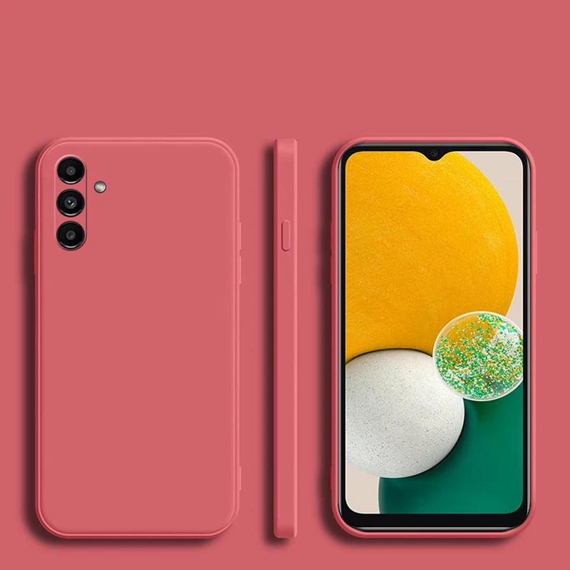 Funda de silicona suave con marco cuadrado para Samsung Galaxy, cubierta trasera protectora para cámara, F14, M14, M54, 5G - imagen 3