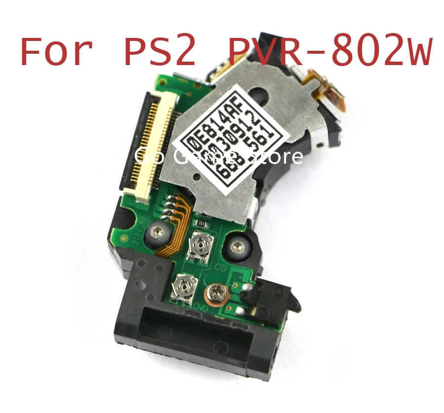 Piezas de reparación de lentes láser para PlayStation 2, cabezal de PVR-802W para PS2 SLIM, PVR-802, PVR, 802W, 1 unidad