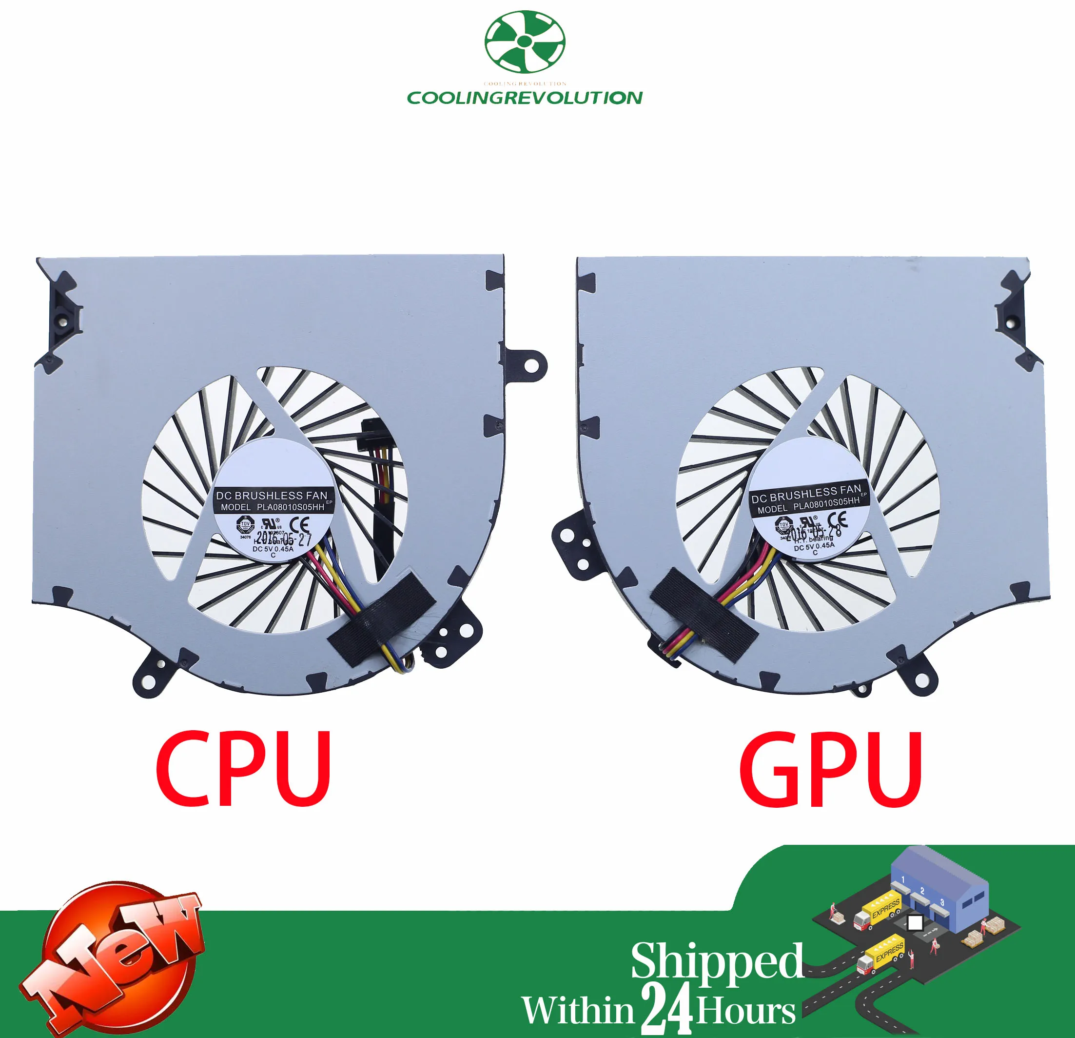 Ventilador de refrigeración GPU para CPU de ordenador portátil PLA08010S05 para EVGA SC17 GTX 980 - imagen 3