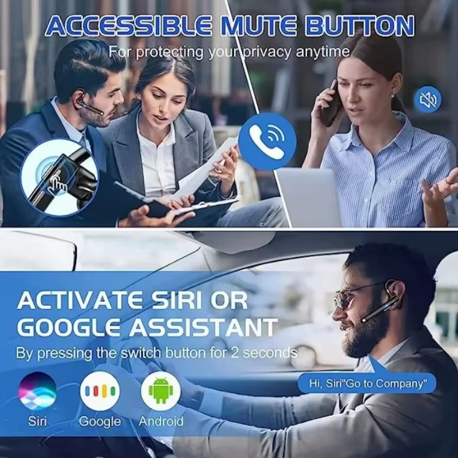 Auriculares inalámbricos con micrófono Bluetooth Fone De Ouvido Audifonos Con Microfono Auriculares Inalambicos Auriculares - imagen 5