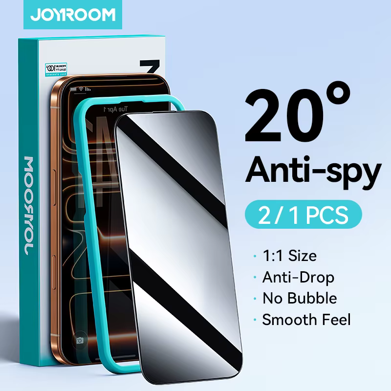 Joyroom Cristal Templado Privacidad iPhone Antigolpes - imagen 3