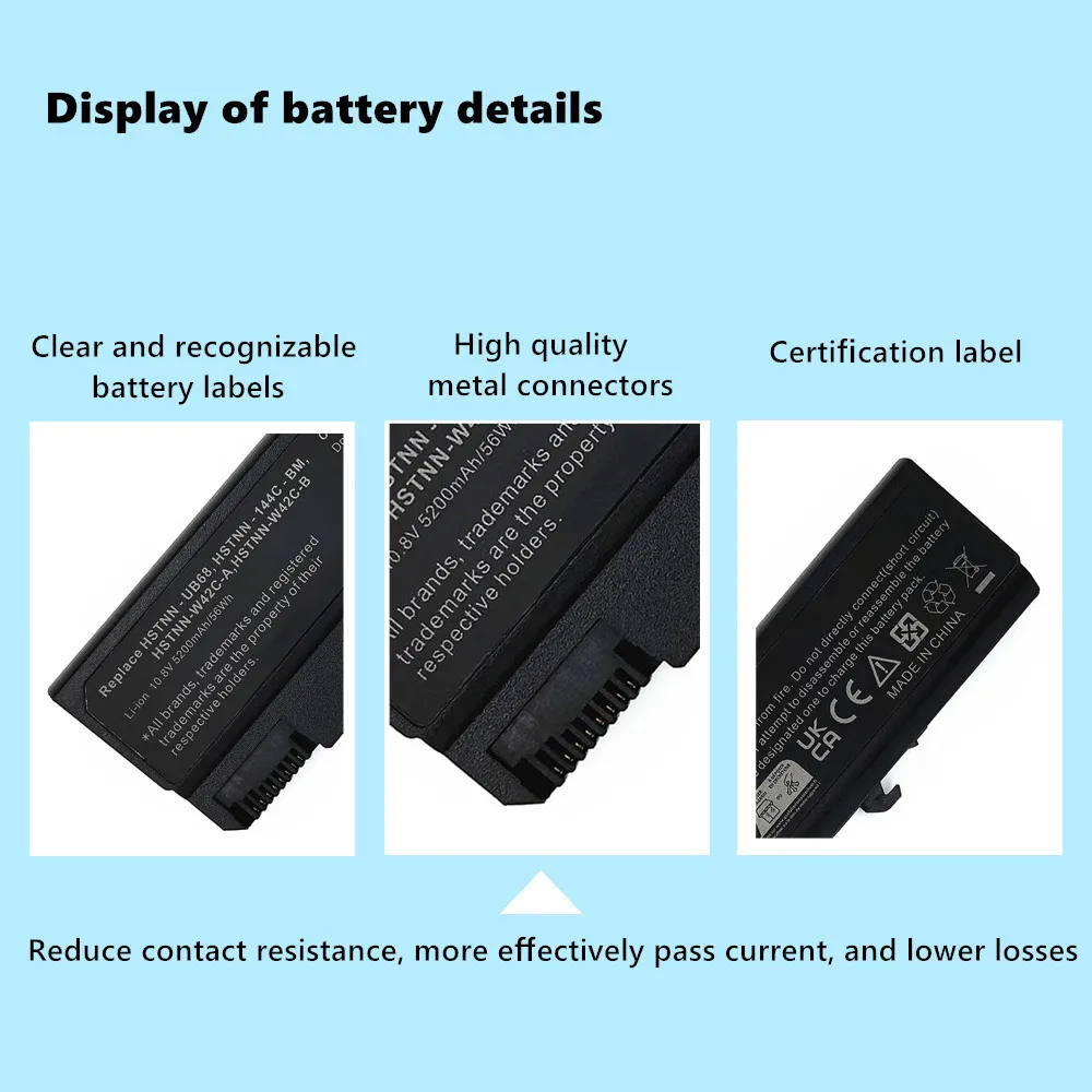 Batería para Hp 6535b 6530b 6730b HSTNN-UB69 UB68 HSTNN-XB0E EliteBook 8440p 8440w ProBook 6445b 6540b batería para portátil - imagen 2