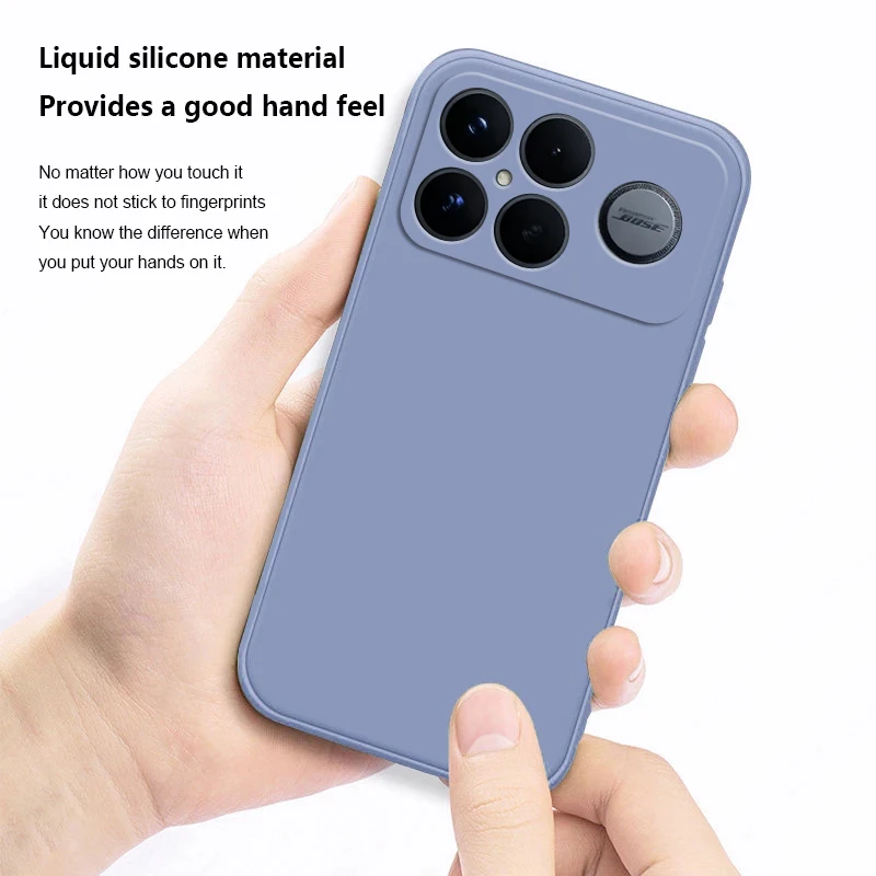Para Xiaomi POCO F8 Ultra funda de silicona líquida POCO F8 Ultra funda TPU Protector de teléfono de goma lisa POCO F8 Ultra funda - imagen 3