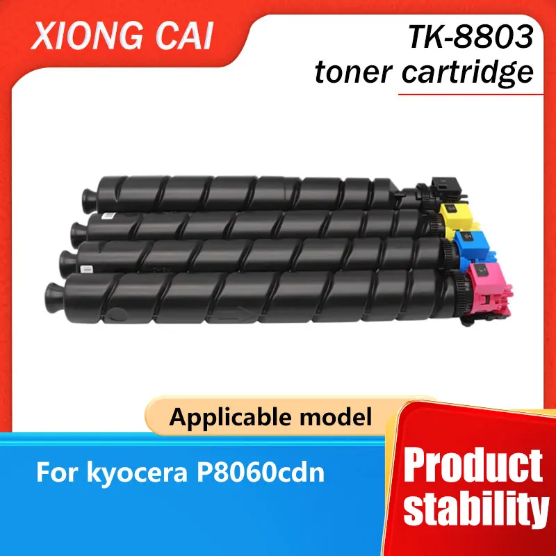 Adecuado para Kyocera TK-8803 TK8803 cartucho de tóner Kyocera Ecosys P8060cdn cartucho de tóner de fotocopiadora de impresión en color