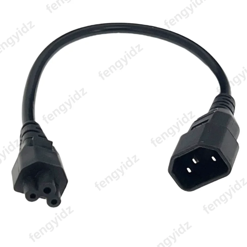Adaptador de corriente universal IEC 320 C14 a C5 Adaptador Convertidor C5 a C14 Cable de alimentación de CA Conector IEC320 C14 de 3 pines - imagen 2