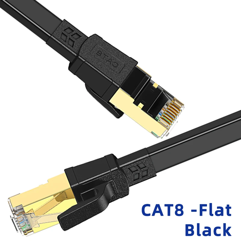 Cat 8-Flat Black