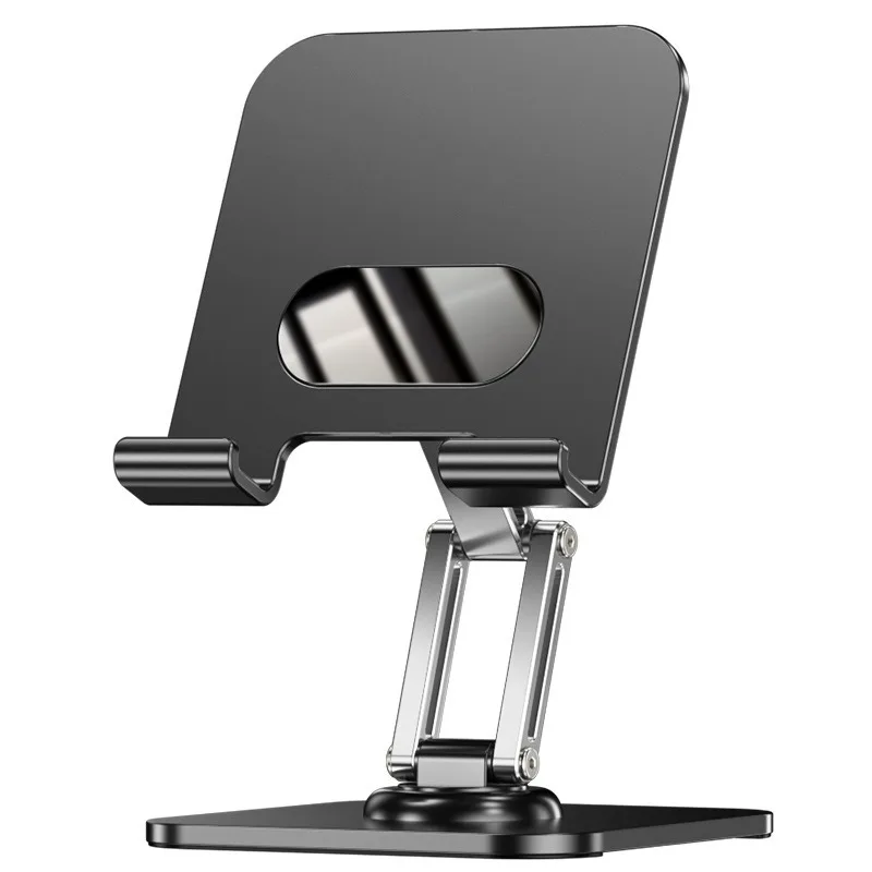 Soporte para tableta y teléfono, diseño plegable giratorio de 360 grados para escritorio, Compatible con iPad, dibujo, transmisión en vivo, observación - imagen 5
