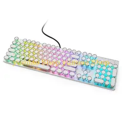 Keycaps doble inyección retroiluminadas estilo máquina de escribir