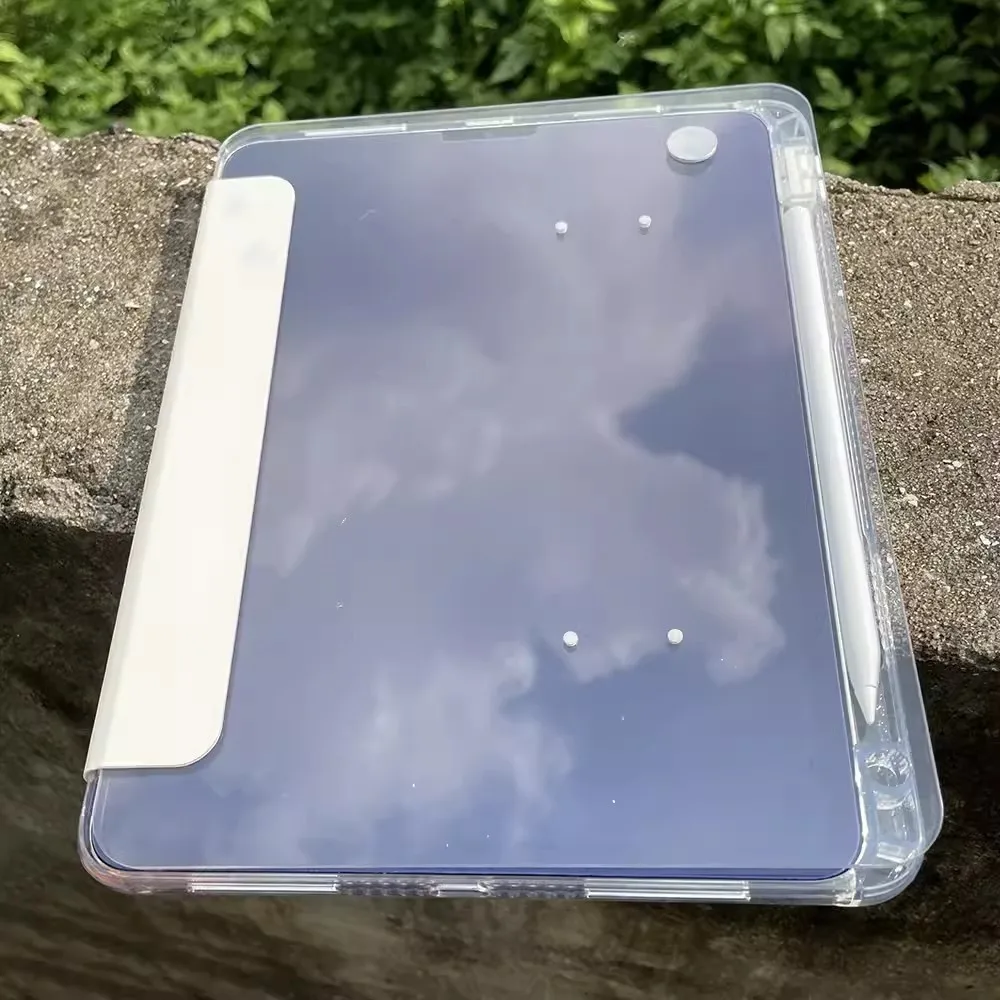 Funda giratoria de acrílico de cristal de hielo para Samsung Tab S6 Lite 2024 A9 Plus S8 S7 11 S9 FE Plus S8 Plus S7 FE 12,4 A9 8,7 A8 10,5 - imagen 5