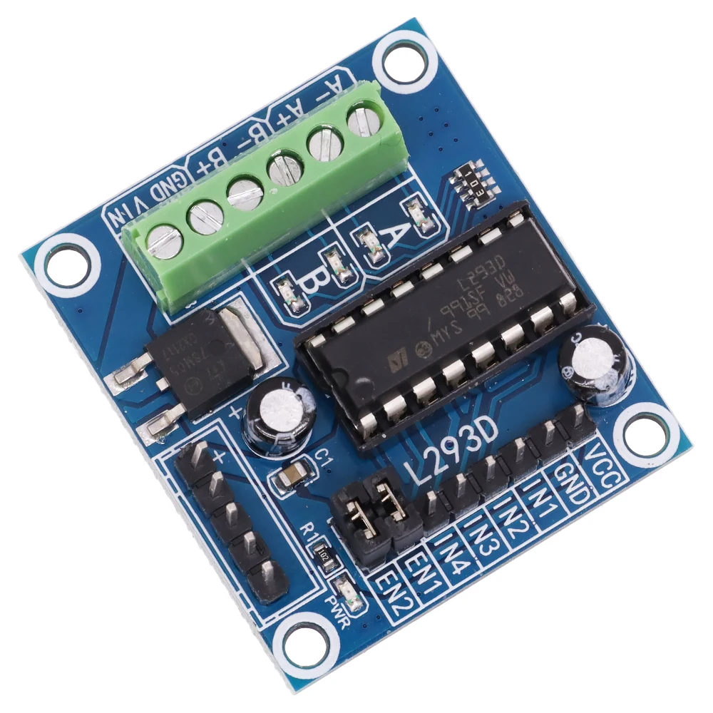 Mini módulo de placa de expansión de escudo de accionamiento de Motor de 4 canales L293D, módulo de corriente de alto voltaje para Arduino MEGA 2560 MEGA2560 - imagen 2
