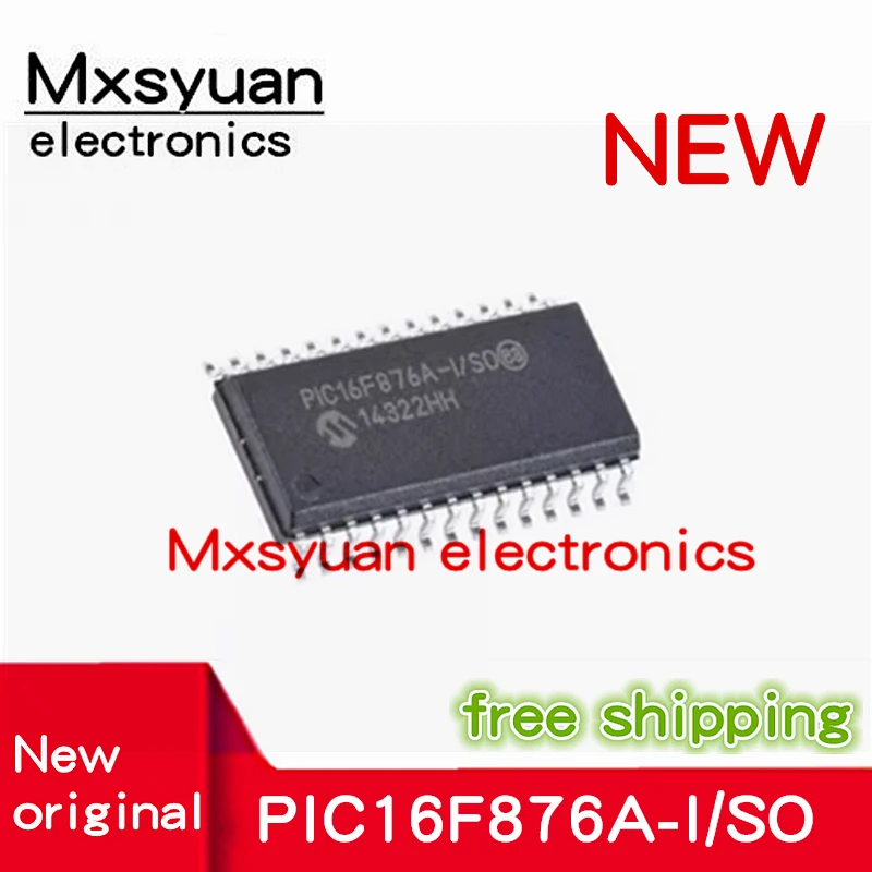 Lote de 5 a 20 unidades de PIC16F876A-I/SO PIC16F876A-I/SO SOP28 Mxsyuan 100% nuevo y original