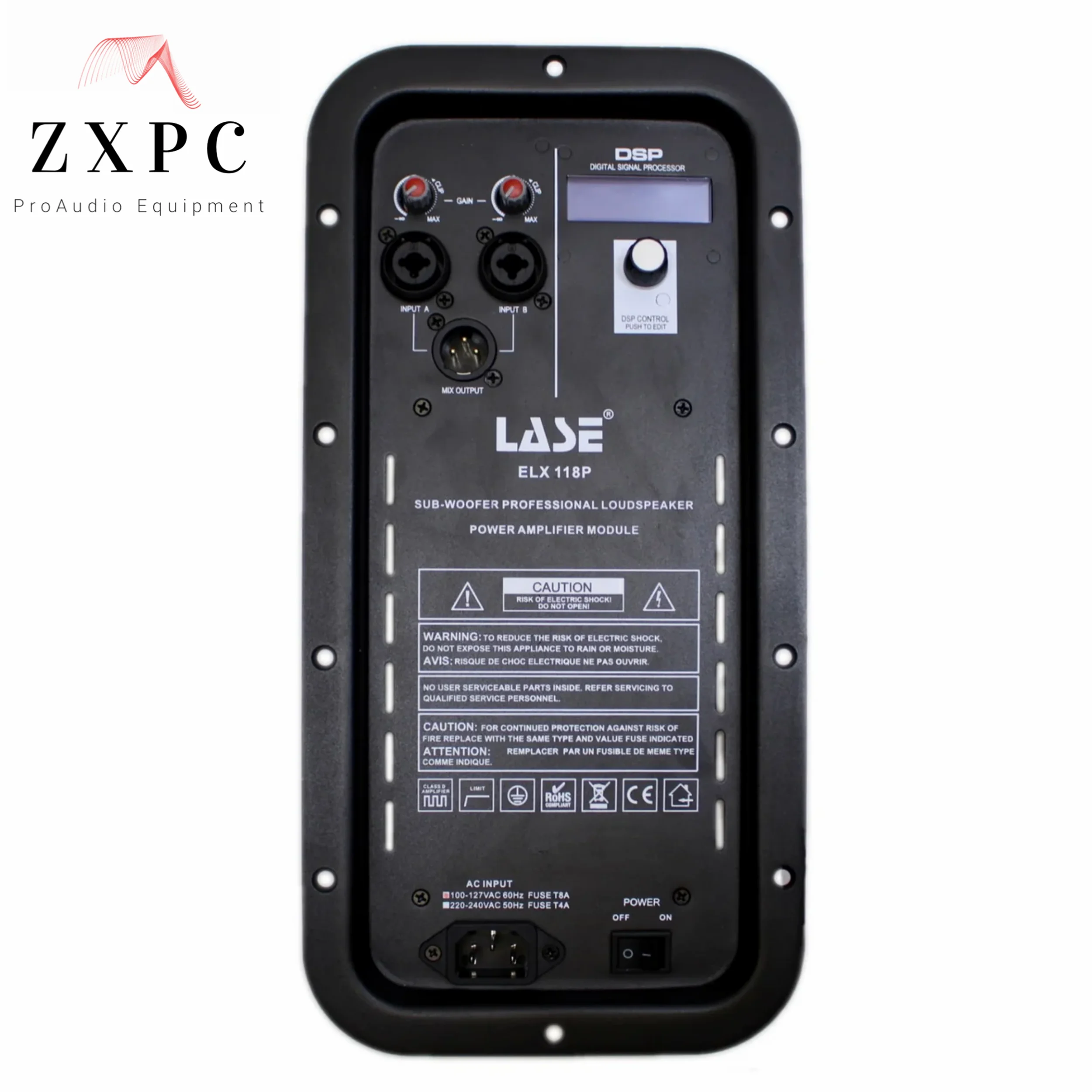 LASE ELX118P reemplazo para Electro Voice EV Power Sub altavoz bi-amped Pro, módulo amplificador de potencia de altavoz