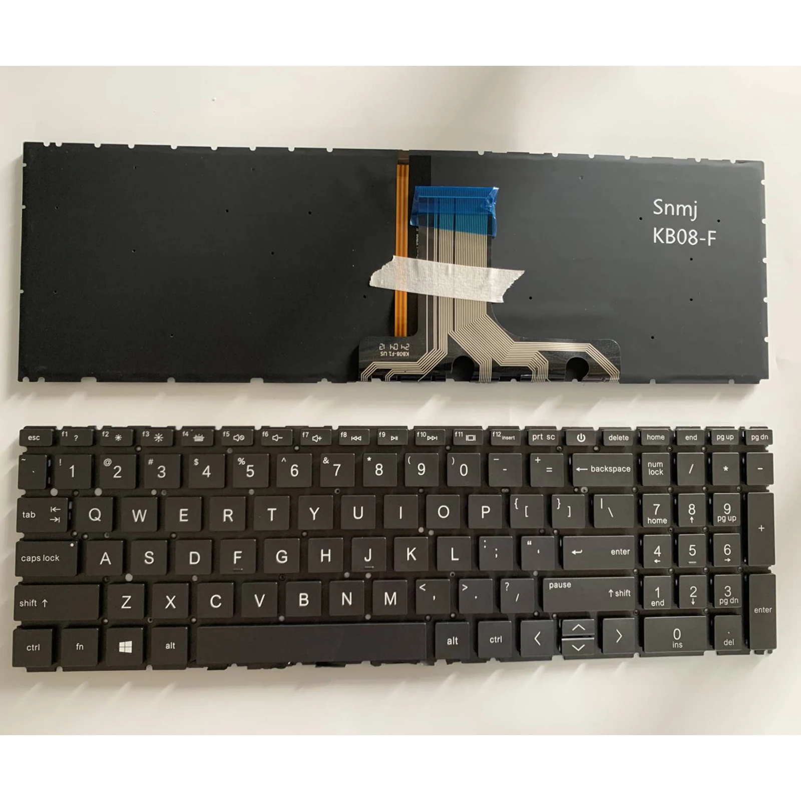 Diseño US RU SP para teclado de ordenador portátil HP 15-EG 15-EH 15-ER 15-FC 15-FD TPN-Q245 TPN-Q286 TPN-Q246 - imagen 3