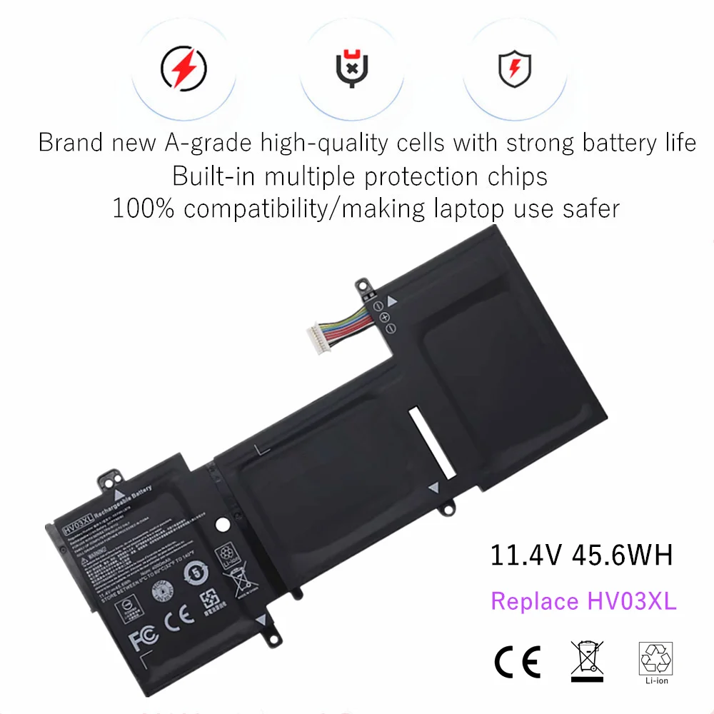 Batería HV03XL para HP X360 310 G2 K12 HSTNN-LB7B 818418 -421 817184 -005 TPN-W112 - imagen 2