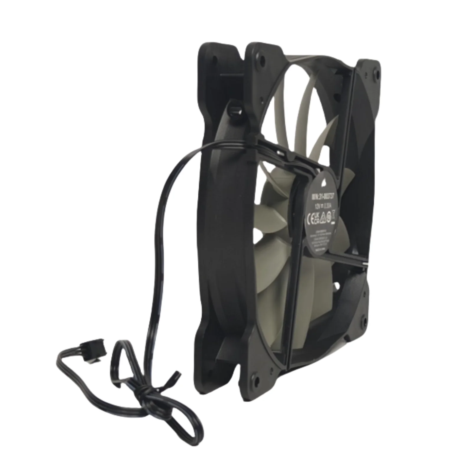 14025 Ventilador de refrigeración industrial de 14 cm 140x140x25 mm 12 V 0.30 A - Ventilador silencioso con cubierta de PC de 3 cables 1050 RPM para computadora/PSU/fuente de alimentación