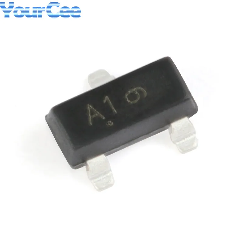 50 Uds BAW56LT1G A1 BAW56 SOT-23 70V/200mA parche diodo de conmutación BAS16LT1G BAS21LT1G BAV70LT1G BAV99LT1G - imagen 4