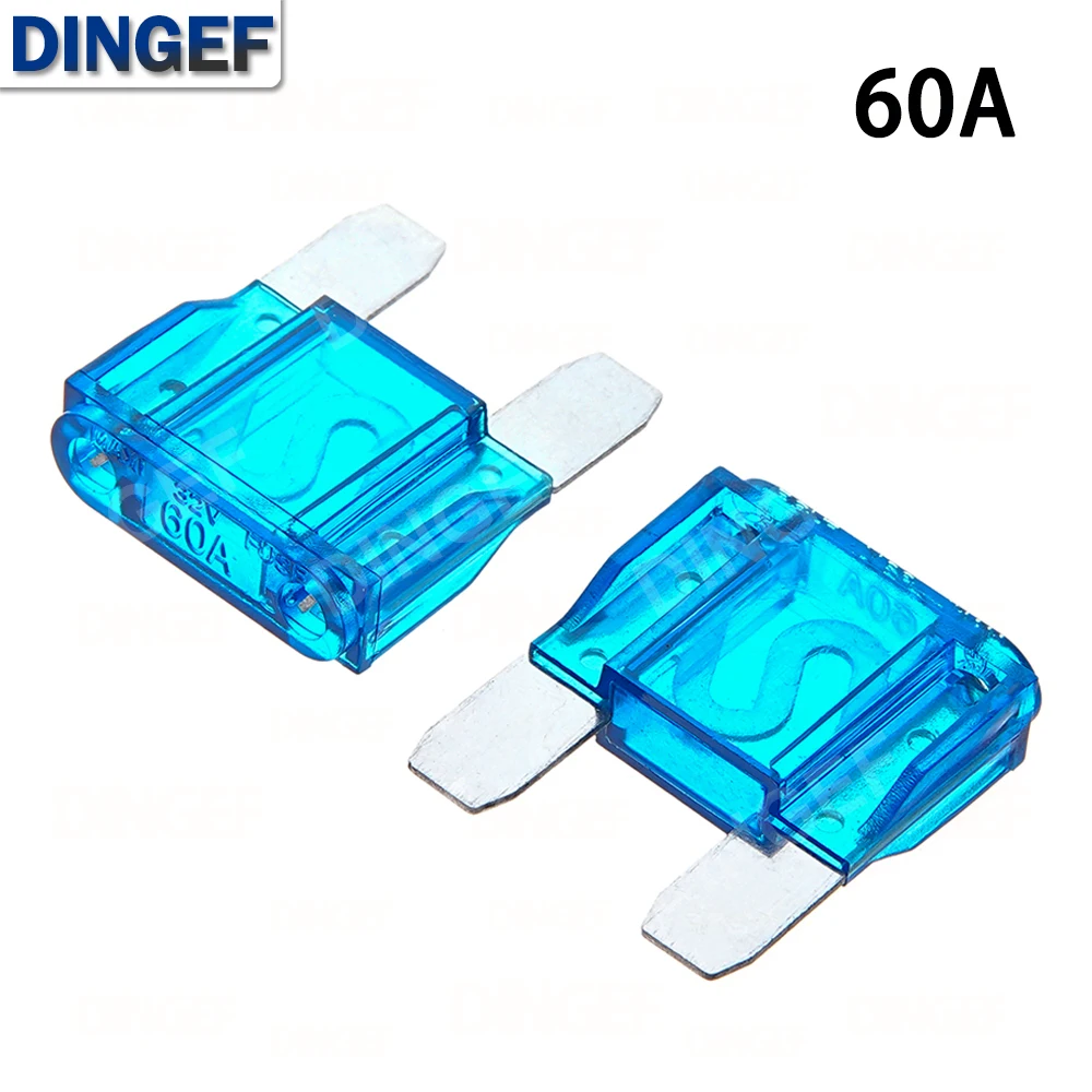 5 uds Zinc 32V tamaño grande seguro enchufe insertar luz de xenón camión barco automotriz hoja fusible 20A 30A 40A 50A 60A 70A 80A - imagen 3