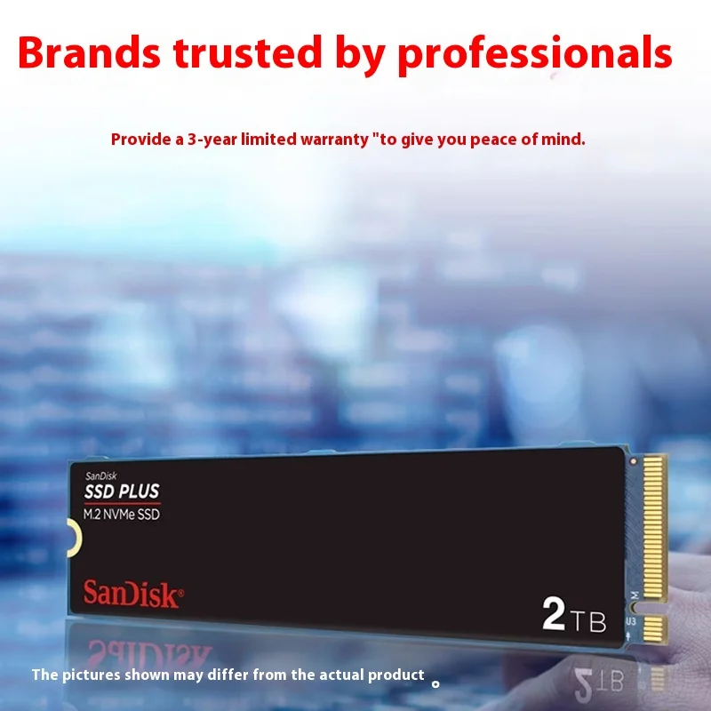 Sandisk SSD PCIE Gen 3,0 alta velocidad 1TB 2TB M.2 NVMe 250GB 500GB unidad interna de estado sólido hasta 3200MB/s disco duro para Loptop - imagen 3