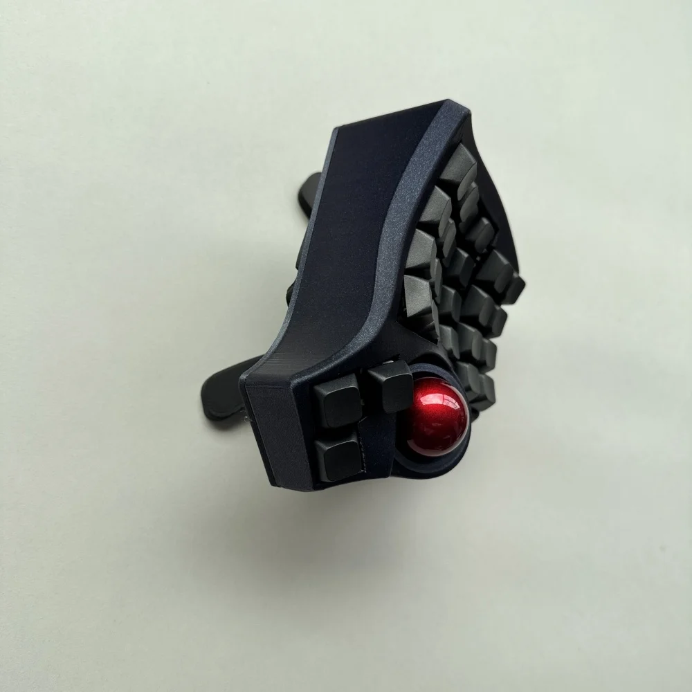 Charybdis MK2 teclado de maquinaria dividida con Trackball Kit de intercambio en caliente QMK/VIA modo de desplazamiento del ratón teclado ergonómico curvo 4X6 - imagen 5