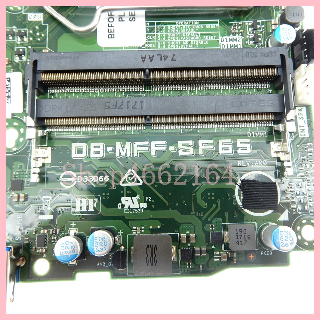 Placa base de D8-MFF-SF65 para placa base de escritorio Dell OptiPlex 7050 CN-055H3G 55H3G 100% probado OK - imagen 5