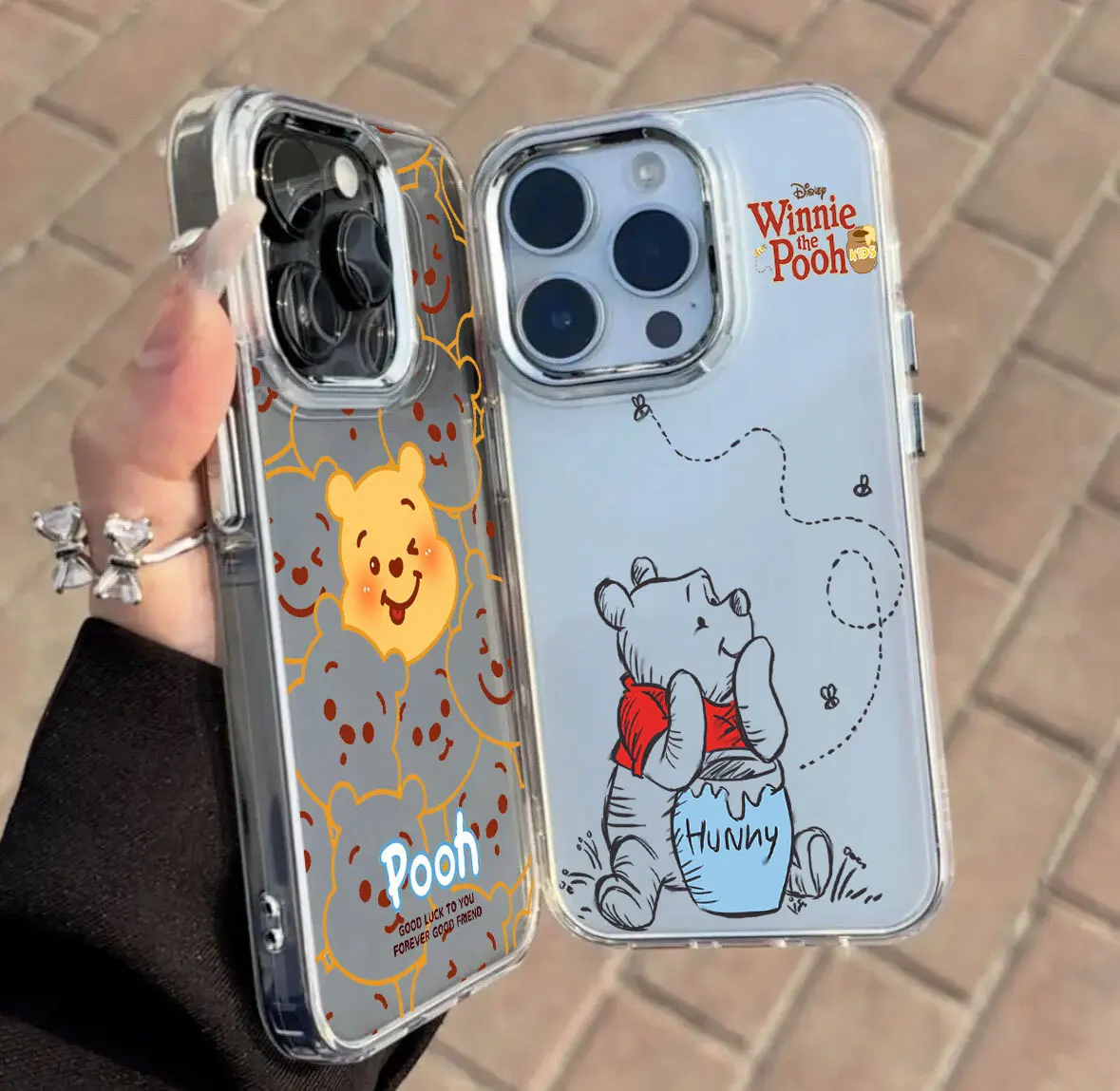Divertida funda de teléfono Winnie The Poohs para Xiaomi Mi 15 14T 14 12T 11T 11 Lite Poco X7 X6 F5 F6 X5 X4 X3 GT Pro 4G 5G transparente - imagen 3