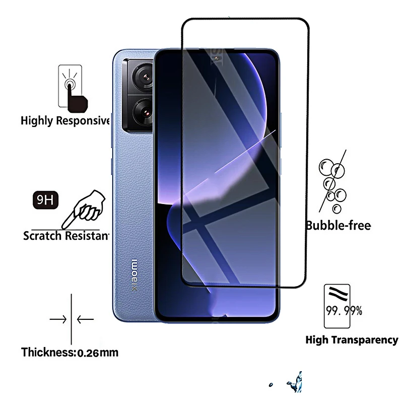 Vidrio templado para Xiaomi 13T Pro Protector de pantalla vidrio Protector Xiao Mi 11T 12T 13T Pro 11 12 Lite 13 11 Lite NE - imagen 4