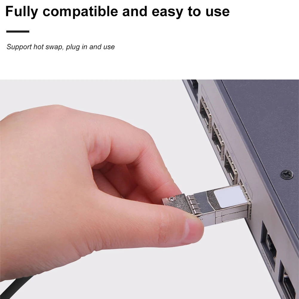 Cable Twinax pasivo de 10Gb SFP + DAC, para JT-COM, Ubiquiti, Intel, Mikrotik, Netgear, d-link, 1 metro, SFP-H10GB-CU2M - imagen 4