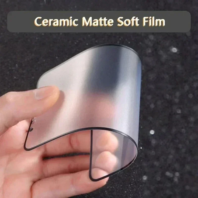 5 uds película cerámica mate suave para iPhone 14 11 12 16 15 Pro Max 8 Plus Protector de pantalla para IPhone 13 Mini XS MAX X XR no vidrio - imagen 3