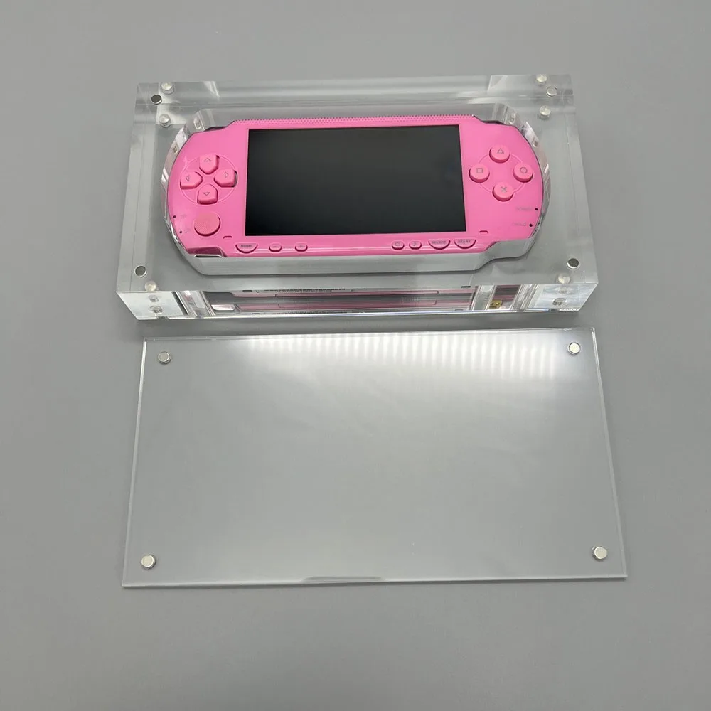 Cubierta magnética acrílica de alta transparencia, caja de almacenamiento para PlayStation, portátil, PSP1000 2000 3000, accesorios de juego - imagen 3