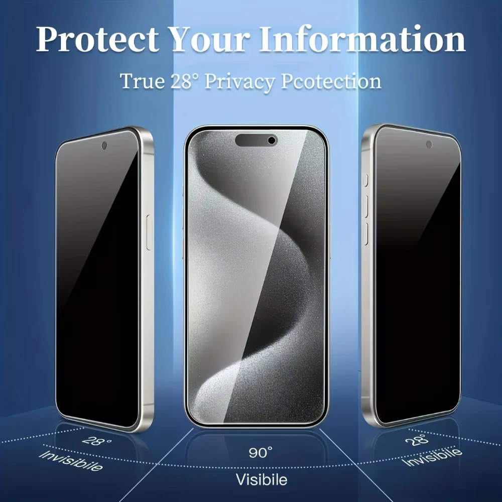 1-3PCS Protector de pantalla de privacidad para Xiaomi Redmi Note 12 Pro 5G 13 14 15C 14C 13C 15 11 10 12C 10C 9 8 7 9s 10s vidrio templado - imagen 4