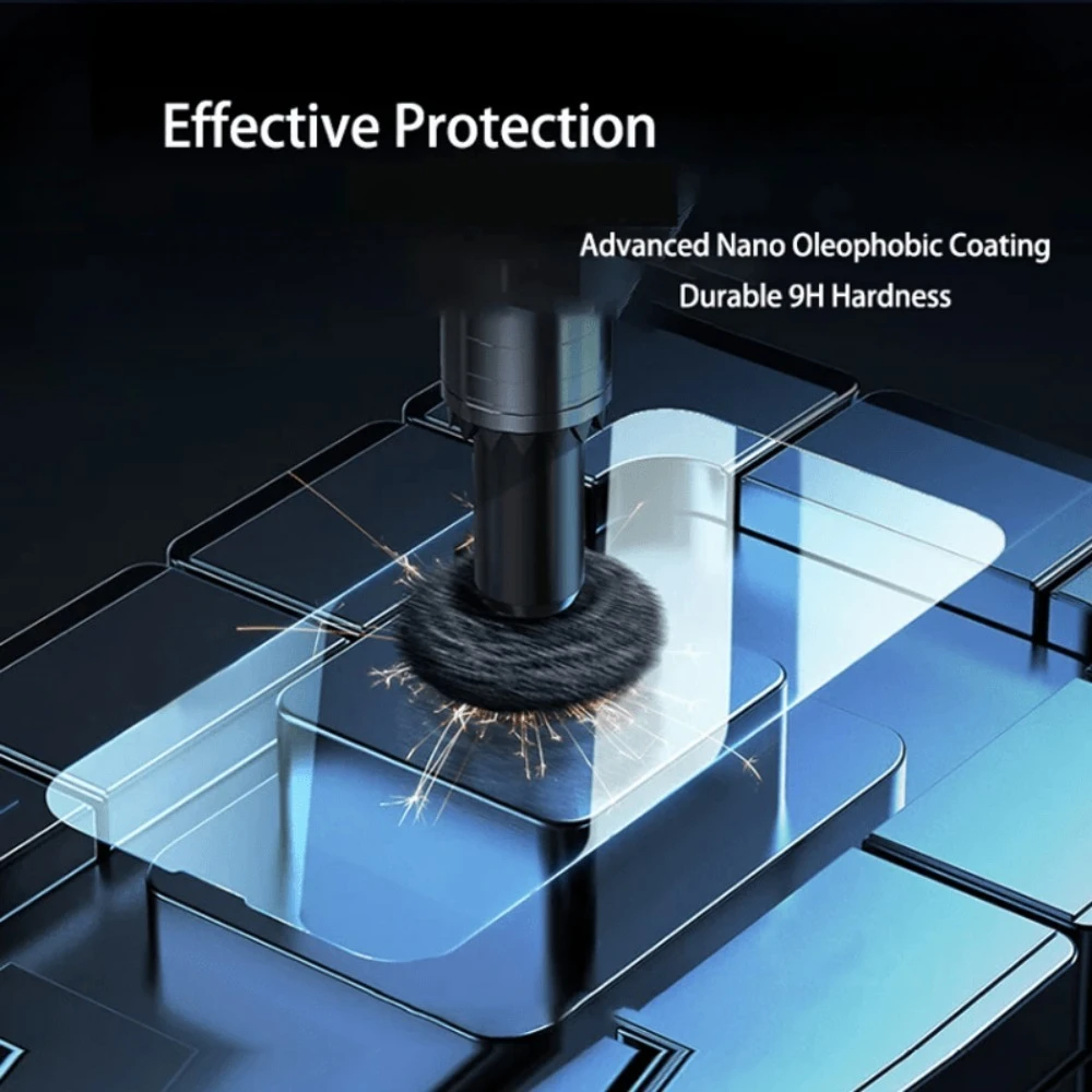 Protector de pantalla de vidrio templado HD 8 en 1 para iPhone 16 15 13 Pro Max 15 14 Plus lente de cámara de cristal para iPhone 16e 14 Pro 12 11 - imagen 5