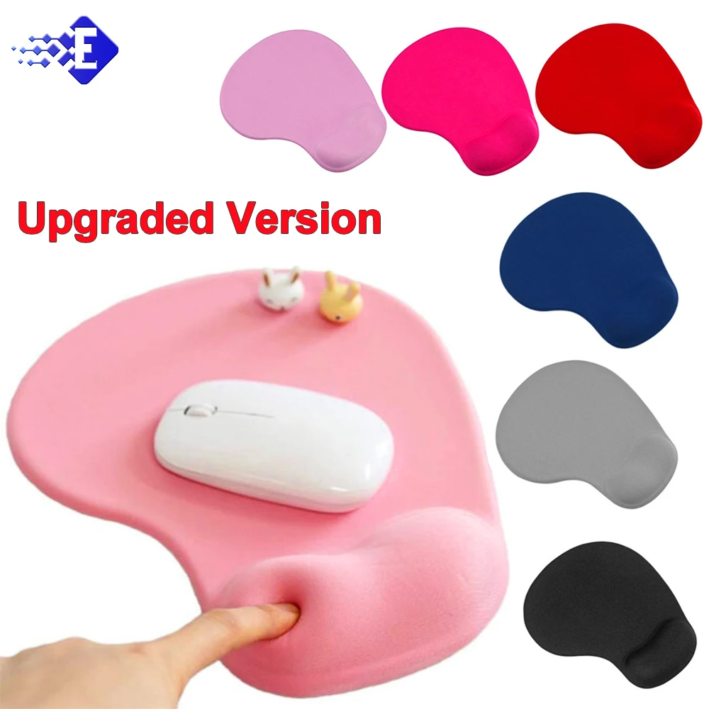 Alfombrilla de ratón mejorada con alfombrilla de ratón de Gel con reposamuñecas Pc Gamer antideslizante portátiles para juegos accesorios de teclado Envío Directo