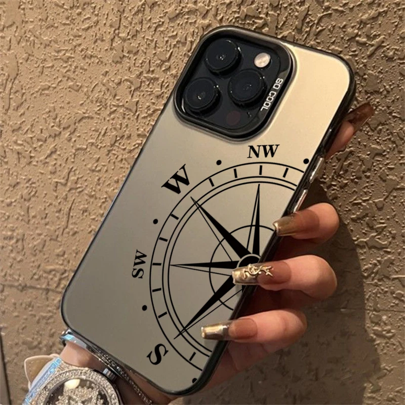 Funda de teléfono con brújula Vintage a la moda para Samsung Galaxy S25 S24 S23 Ultra 5G S22 Plus S21 FE A15 A35 A55 A34 A54 A36 A56 A52 - imagen 5