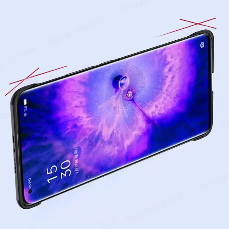 Para Find X5 Pro Color caramelo sin marco mate funda de teléfono para Find X8 Pro X7 Ultra X6 Pro Ultra delgado duro PC cubierta de teléfono sin bordes - imagen 4