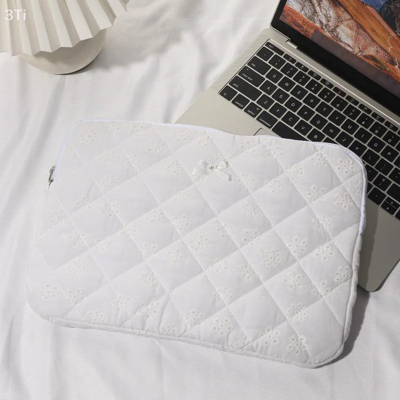 Lindo bolso para portátil Bowknot 11 13 14 pulgadas; Bolsa para portátil a prueba de golpes para iPad Macbook - imagen 4