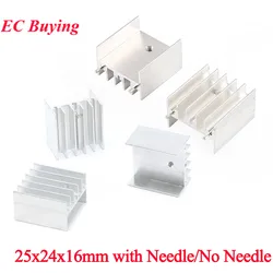 Disipador Calor Aluminio 25x24x16mm para Módulo Transistor IC