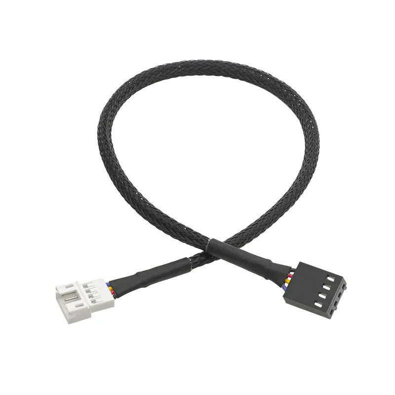 Placa base 1 a 1 o 2 ventilador de CPU de 4 pines a PH Cable GPU de 4 pines gráficos PWM Cable adaptador de ventilador de cocina 30cm - imagen 2