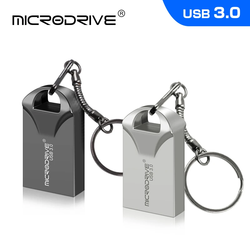 Impermeable Super Mini unidad flash usb pen Drive 32GB metal usb 3,0 flash usb stick pendrive 64GB para cle usb 128 gb - imagen 3