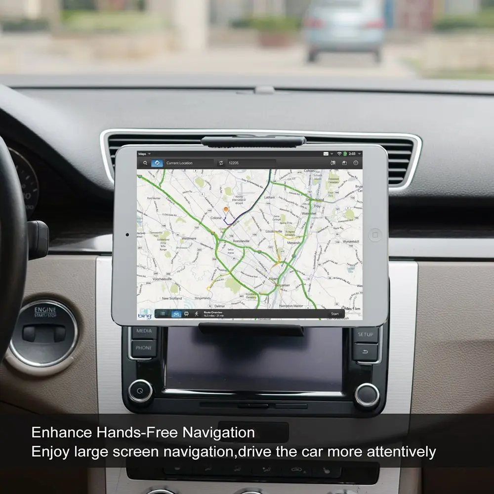 Soporte universal Xnyocn de 4 a 11 pulgadas para tablet de coche para iPad Pro Air IPhone Xiaomi Huawei GPS - imagen 3