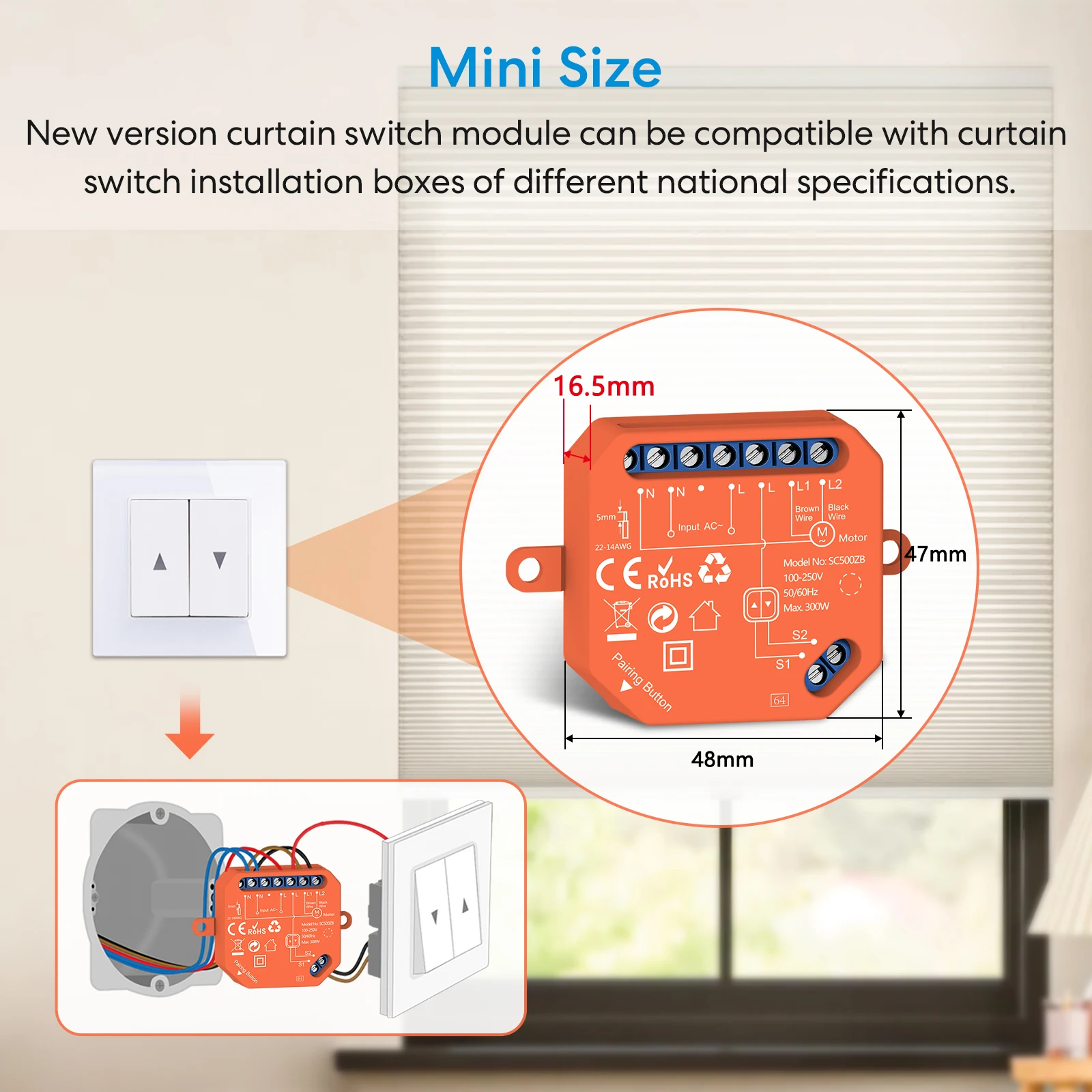 LoraTap Tuya ZigBee persianas enrollables interruptor módulo de relé porcentaje Control remoto temporizador Control de voz por Google Alexa Home - imagen 5