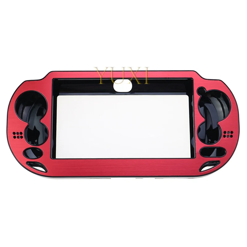 YUXI 1 pieza para PS Vita PSV 1000 multicolor carcasa de aluminio recubierta de plástico cubierta protectora de Metal cepillado - imagen 4