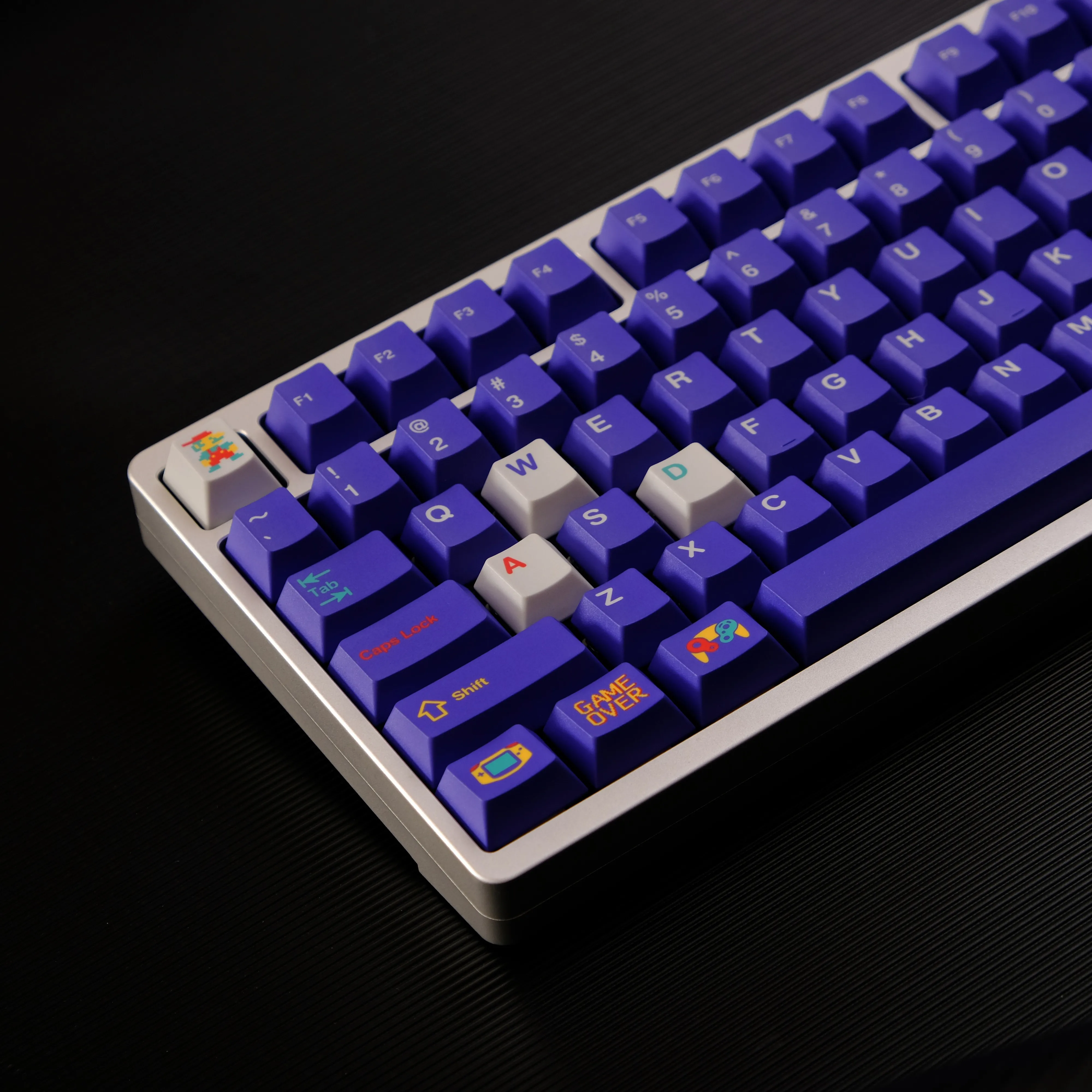 Aifei-teclas NGC Purple Game PBT, sublimación de tinte, altura de cereza para teclado mecánico AULA F75 Mad 60 Ajazz Anne Pro 2 GK61 - imagen 4