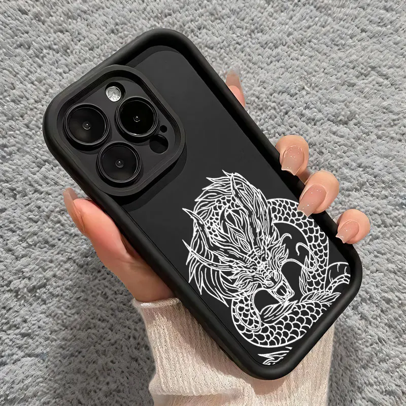 Funda para Honor Magic7 Lite Magic5 Magic6 Lite /Magic 6 5 7 Lite paquete completo a prueba de golpes funda de teléfono de dragón chino suave de silicona - imagen 5