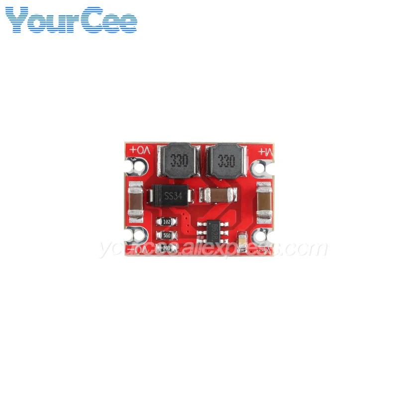 5 uds/1 unidad DC-DC módulo de fuente de alimentación Buck Boost automático 3V-15V a 3,3 V 4,2 V 5V 9V 12V salida 600mA placa PCB de aumento/abajo - imagen 3