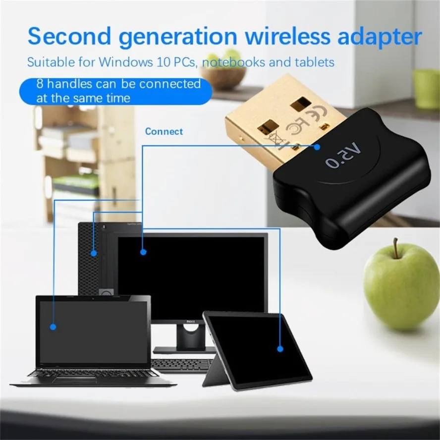BGGQGG USB Bluetooth 5,0 adaptador inalámbrico Bluetooth 5,0 receptor Dongle transmisor Bluetooth adaptador USB para ordenador PC portátil - imagen 4