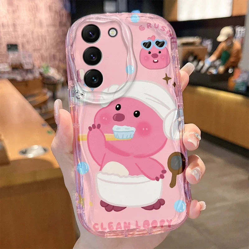 Funda Loopy Wave para Samsung Galaxy S25 S24 S23 S22 S21 Ultra Plus S20 FE A73 A72 A71 A56 A55 A54 5G A52 A52S A51 4G - imagen 2