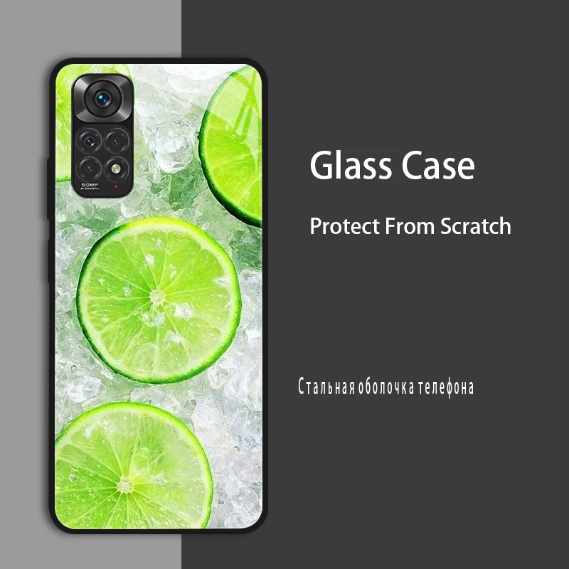 Para Redmi Note 11 funda de vidrio templado funda dura parachoques para Xiaomi Redmi Note11 Note 11 Pro 5G 4G 11s funda protectora - imagen 3