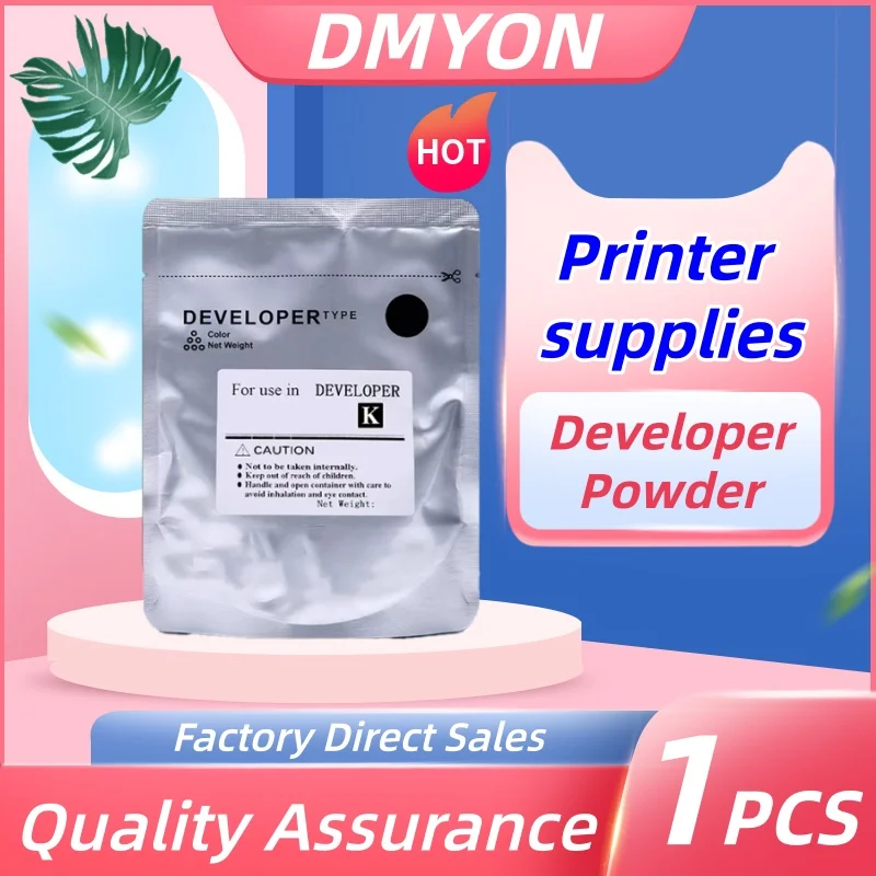 250 g/bolsa Dv411 tóner desarrollador Compatible con Konica Minolta bizhub 223 283 363 423 7828 A202500 desarrollador negro