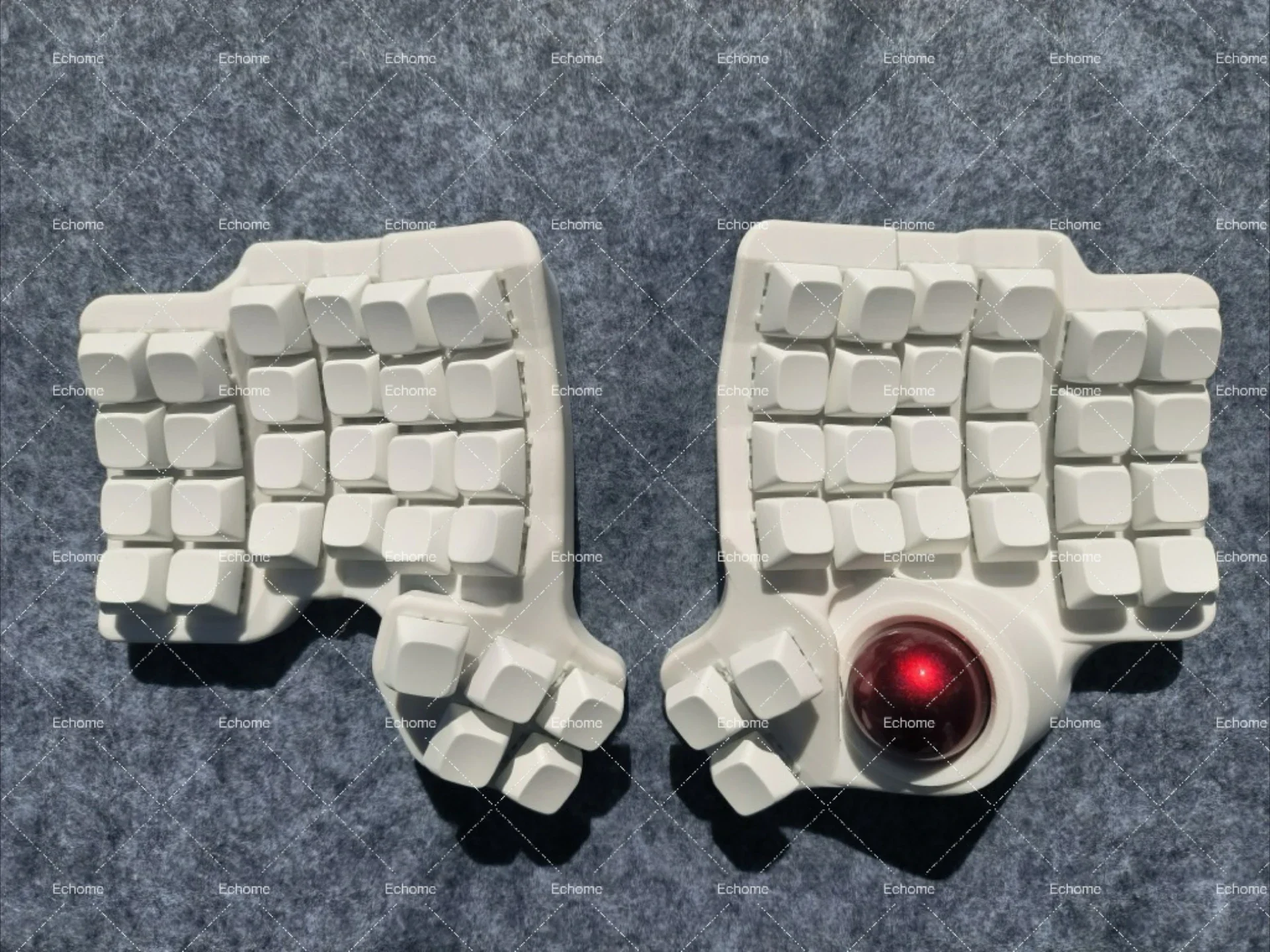 Charybdis teclado dividido 4x6 Trackball curvo personalizado, Bluetooth, inalámbrico, modo Dual, intercambio en caliente, Kit de teclado mecánico dividido para jugadores - imagen 4